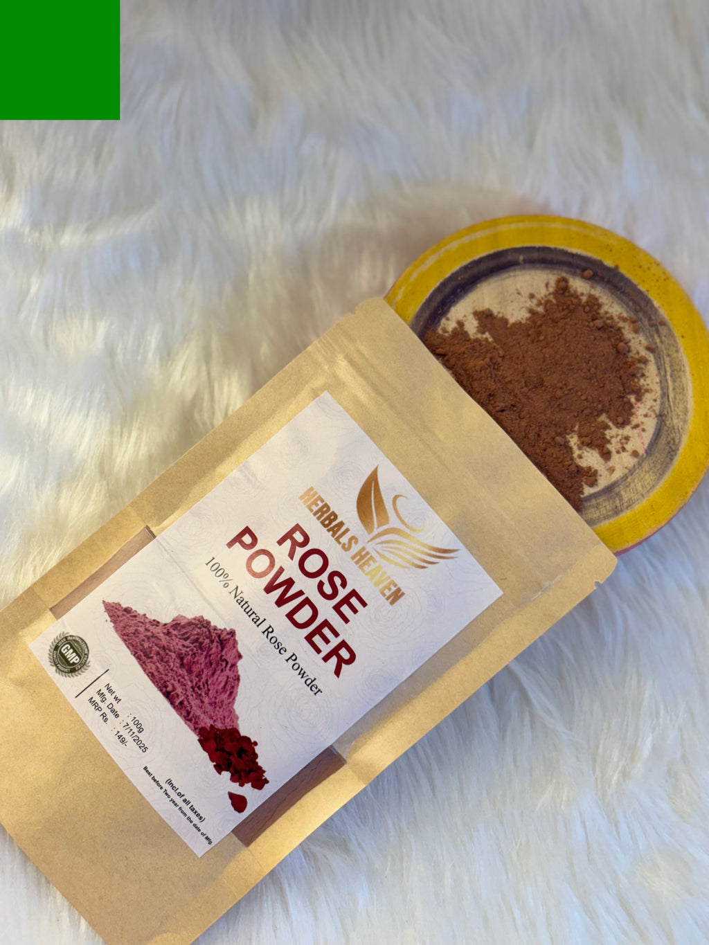 Herbals Heaven Rose Powder – 100% Natural