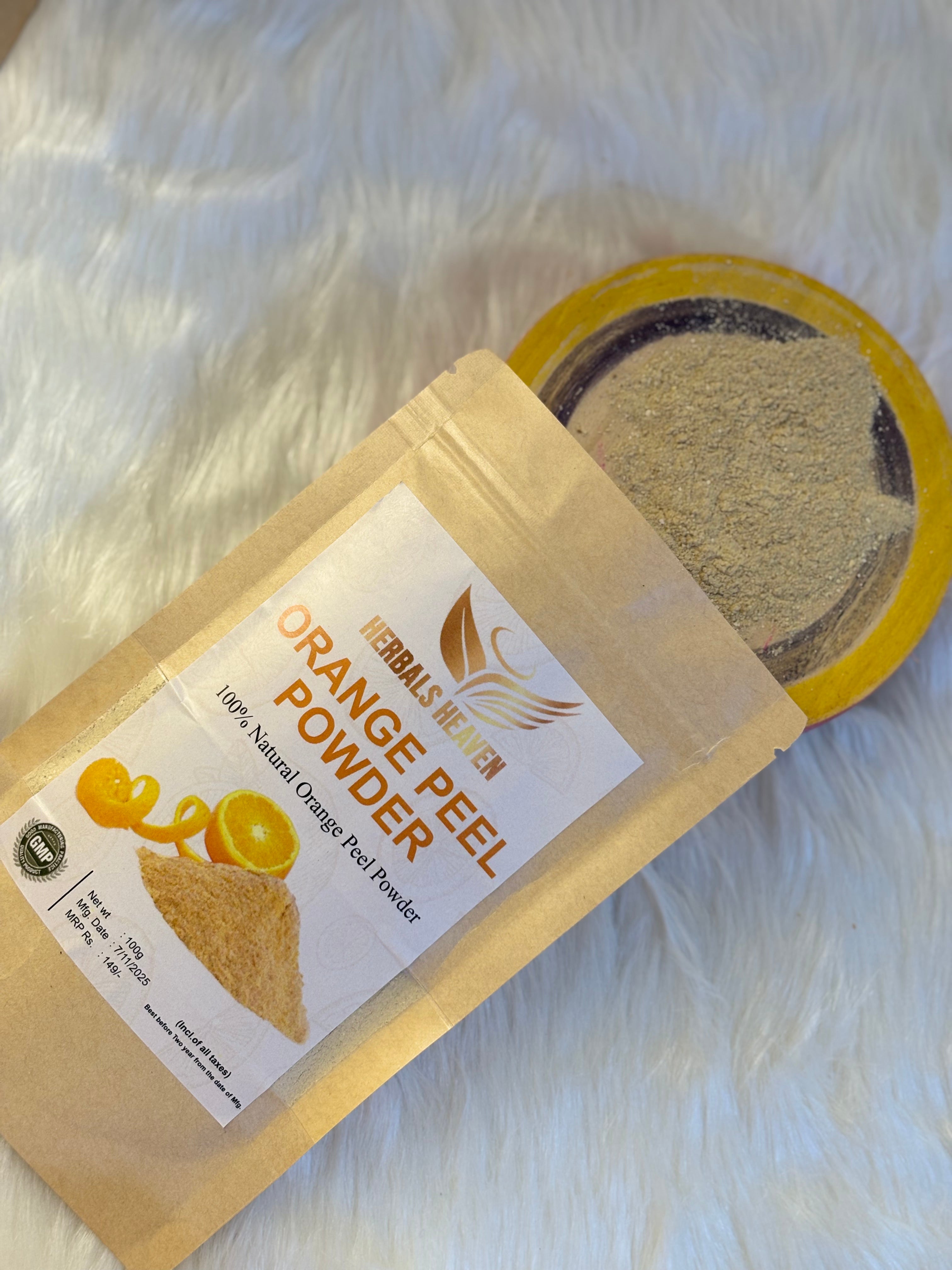 Herbals Heaven Orange Peel Powder – 100% Natural