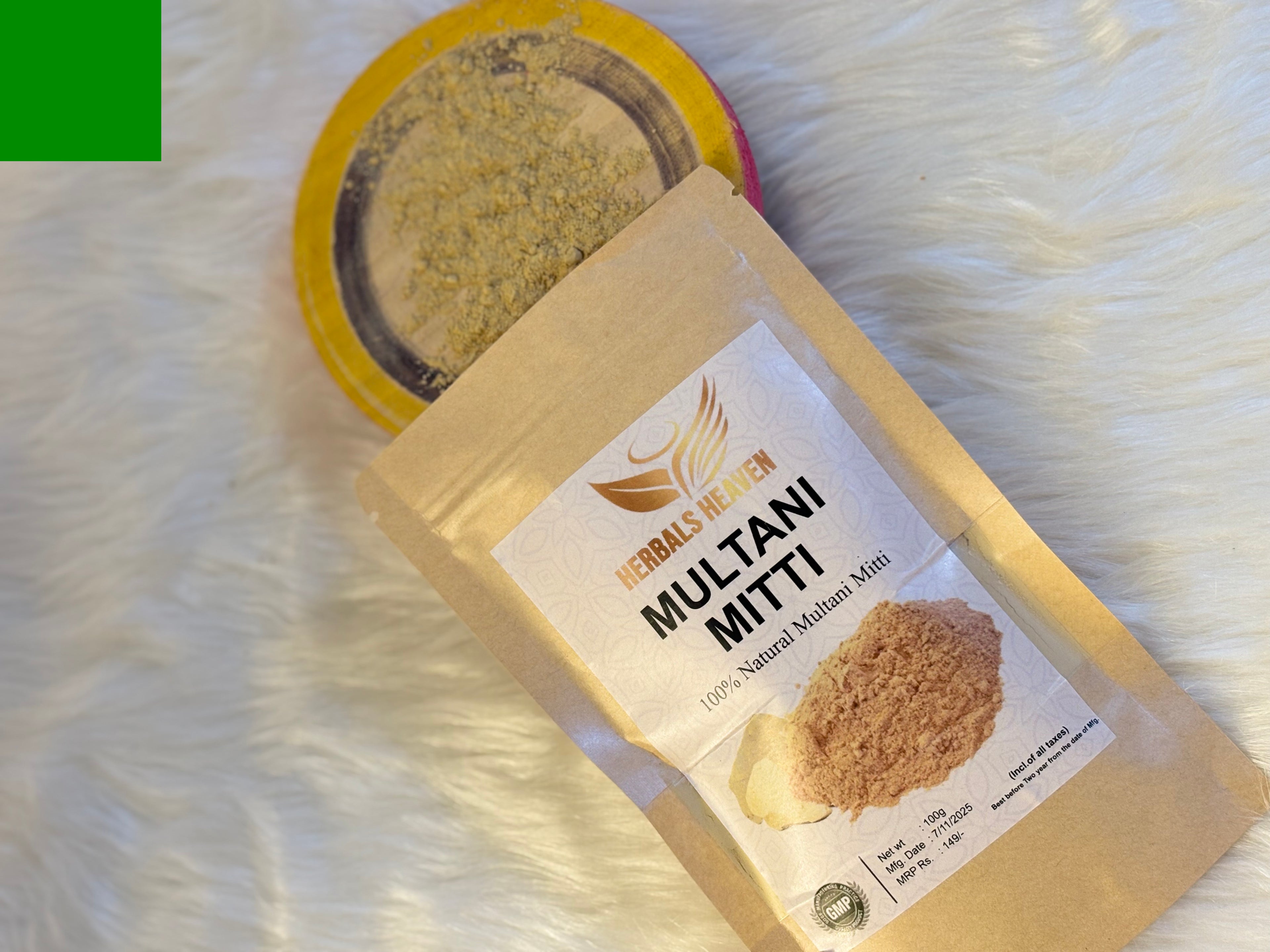 Herbals Heaven Multani Mitti – 100% Natural