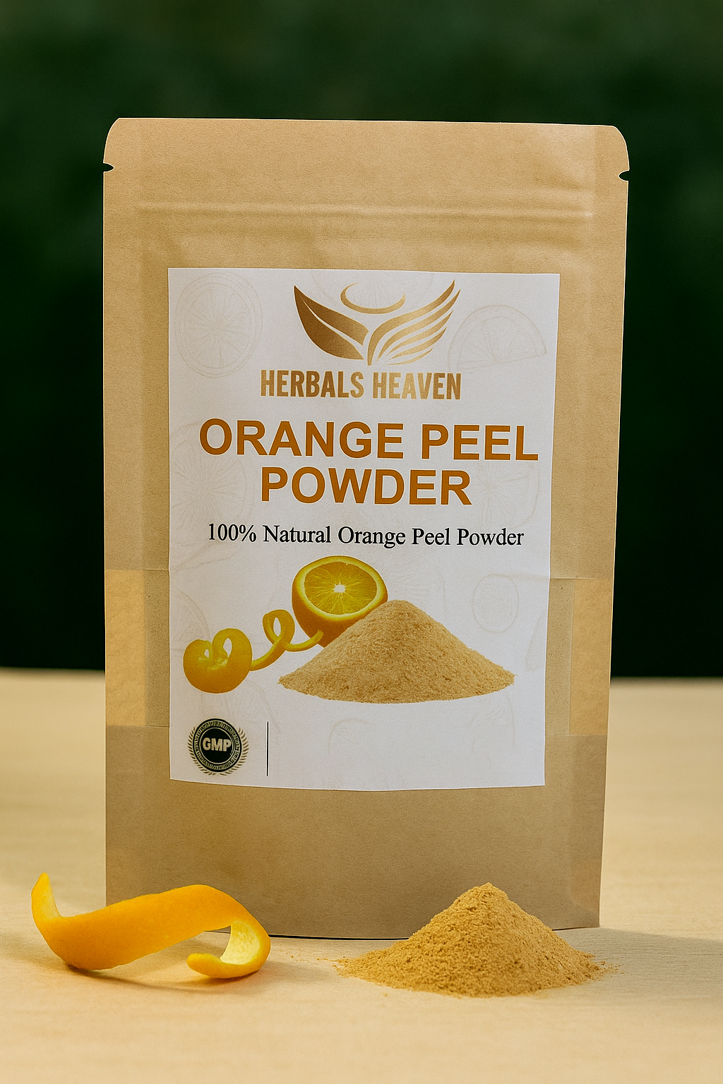 Herbals Heaven Orange Peel Powder – 100% Natural